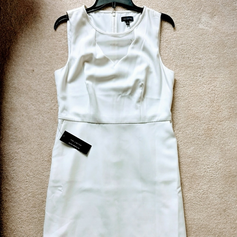 White Knee Length Dress